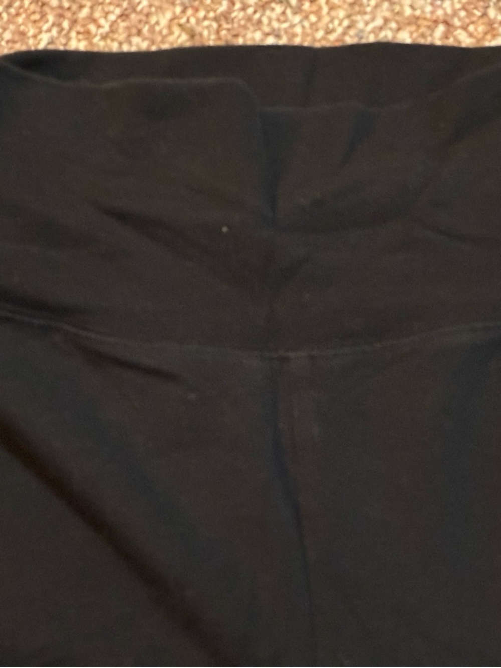 Simple Vera Wang Black High-Waist Leggings